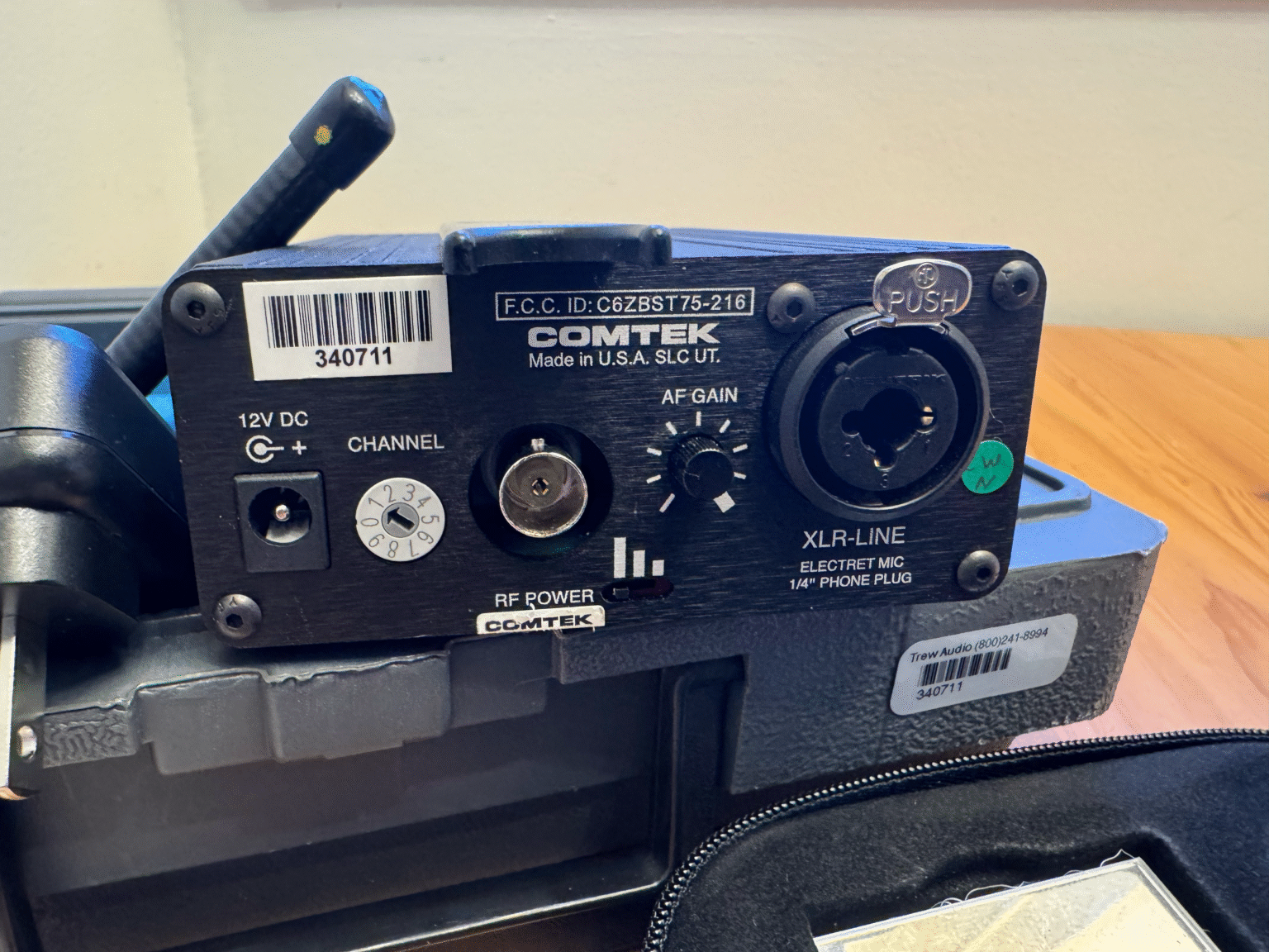 Comtek BST 75-216 P Mini Base Station Transmitter with Pro Audio EQ